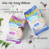 Khăn ướt tẩy trang Bifesta Micellar Cleansing Sheet Enrich