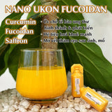 Nước Uống Tinh Chất Nghệ Nano Fucoidan Ukon Premium Liquid Eikenbi hộp 15 ống của Nhật Bản