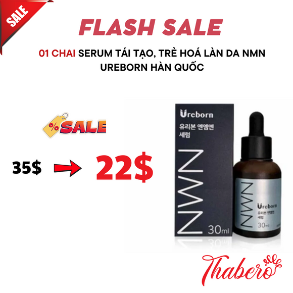 Serum tái tạo, trẻ hoá làn da NMN Ureborn Hàn Quốc