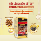 Viên Uống ngăn ngừa đột quỵ, phòng chống ung thư, ổn định và điều hoà huyết áp Natto Kinase Premium 6000FU Wakenko