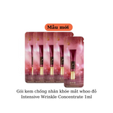 Sample Kem Mắt Bàn Là Đặc Trị Chống Nhăn Cao Cấp Whoo đỏ Wrinkle Essential Cream (120 gói x 1 ml = 120 ml)