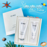 Set Sữa Rửa Mặt dưỡng trắng, làm sạch & mềm mịn da Ohui Extreme Bright Foam 160ml + 100ml