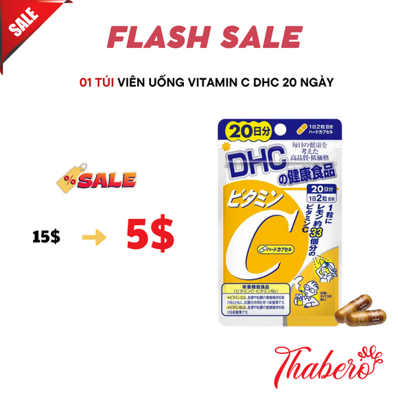 Viên uống Vitamin C DHC Nhật Bản