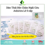 Dán thải độc chân Xanh Ngải cứu Ashirira Foot Relax Kinomegumi thải độc cơ thể Nhật Bản