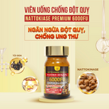 Viên Uống ngăn ngừa đột quỵ, phòng chống ung thư, ổn định và điều hoà huyết áp Natto Kinase Premium 6000FU Wakenko