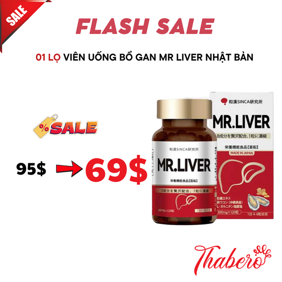 Viên Uống bổ gan Mr Liver Nhật Bản