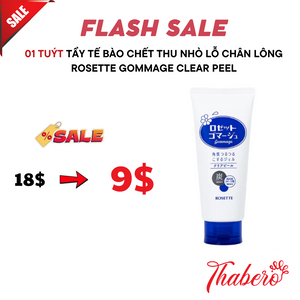 Tẩy Tế Bào Chết Thu Nhỏ Lỗ Chân Lông Rosette Gommage Clear Peel