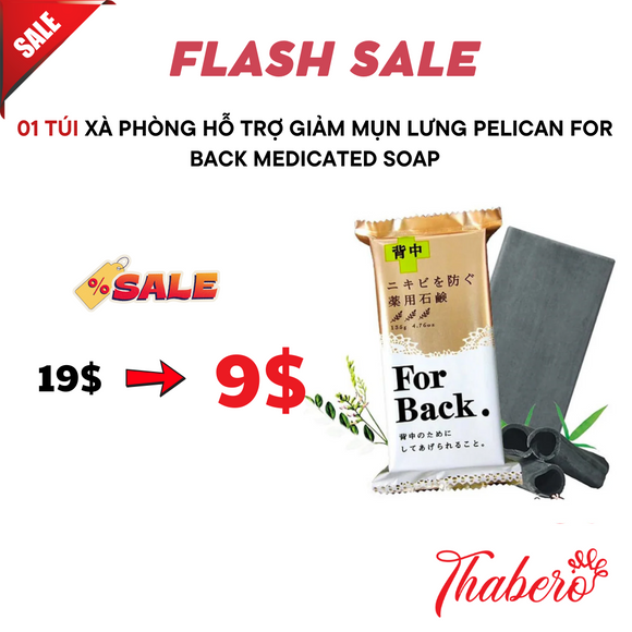 Xà Phòng Hỗ Trợ Giảm Mụn Lưng Pelican For Back Medicated Soap