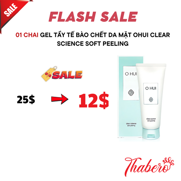 Gel tẩy tế bào chết da mặt OHUI Clear Science Soft Peeling