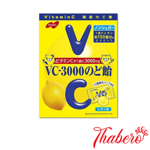 Kẹo ngậm Nobel VitaminC giúp làm dịu cổ họng giãm ho VC-3000 - Vị Chanh