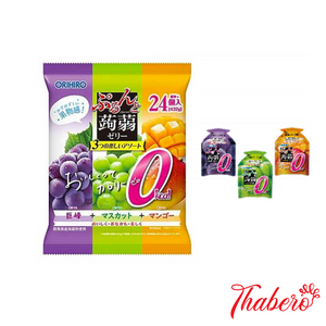 Thạch trái cây Orihiro mix vị Nho xanh, Nho tím, Xoài ( HSD 01/31/2025 )