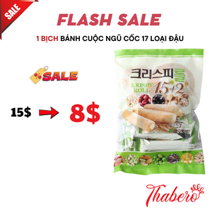 Bánh cuộc ngũ cốc 17 loại đậu