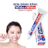 Kem đánh răng trắng răng white&white Lion Nhật Bản