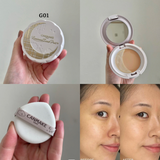 Phấn nén 2in1 kết hợp kem nền và highlight CANMAKE Luminous Luna Pact