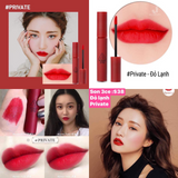 Son kem lì 3CE Velvet Lip Tint màu Private - Đỏ lạnh