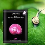 Mặt nạ ốc sên hồng dưỡng sáng da JM Solution Active Pink Snail Brightening Mask Prime