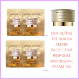 Sample Kem dưỡng chuyên sâu tái sinh làn da AmorePacific Time Response Skin Reserve Intensive (24 gói nhỏ )