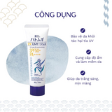 Kem Chống Nắng Hatomugi Dưỡng Ẩm & Làm Sáng Da The UV Milky Gel UV Care & Moisturizing SPF50+ PA++++