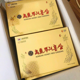 Hồng sâm tẩm mật ong nguyên củ vàng Korean Red Ginseng Gold Hàn Quốc