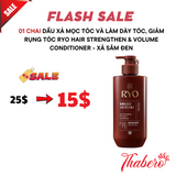 Dầu Xả Mọc Tóc và Làm Dày Tóc, giảm rụng tóc  Ryo Hair Strengthen & Volume Conditioner - Xả sâm đen