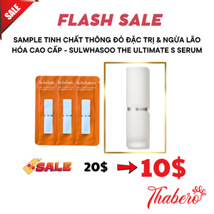 Sample Tinh Chất thông đỏ  Đặc Trị & Ngừa Lão Hóa Cao Cấp - Sulwhasoo The Ultimate S Serum