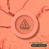 Má Hồng 3CE Face Blush #Soft Salmon- Cam Hồng