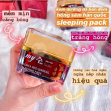 Mặt nạ ngủ hồng sâm đỏ dưỡng trắng da và chống nhăn  ban đêm My Gold Korea Red Gingseng Sleeping Pack