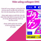 Viên uống collagen DHC 120 viên dùng trong 20 ngày của Nhật Bản