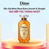 Bộ Đôi Dầu Gội & Dầu Xả Vào Nếp Thẳng Mượt, Nuôi Dưỡng Mái Tóc Moist Diane Extra Smooth &amp; Straight