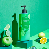 Sữa Tắm hương chanh chăm sóc làn da mụn khử mùi cơ thể giảm dầu trên da  Happy Bath Ance Care Lime