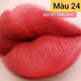 Son Nhung Lì Whoo Gongjinhyang Mi Velvet Lip Rouge Phiên bản Giáng Sinh 2024 - Màu 24 Red Orange Đỏ cam