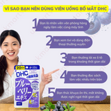 Viên uống bổ mắt DHC Nhật Bản , giúp giảm khô mắt và tăng cường thị lực giúp mắt sáng .