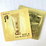 Sample Kem BB trang điểm cao cấp Whoo Gongjinhyang Mi Luxury BB Cream SPF20/PA++ (120 gói x 1ml = 120ml )