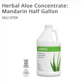 Nước lô hội thảo mộc cô đặc hỗ trợ tiêu hoá Herbal Aloe Concentrate - Vị Quýt