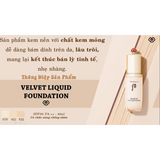 Sample Kem nền nhung lì bền màu 24h, che phủ hoàn hảo Whoo Gongjinhyang Mi Velvet Liquid Foundation (120 gói x 1ml = 120 ml)