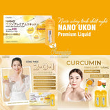 Nước Uống Tinh Chất Nghệ Nano Fucoidan Ukon Premium Liquid Eikenbi hộp 15 ống của Nhật Bản