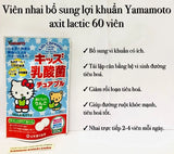 Viên bổ sung lợi khuẩn Yamamoto axit lactic có thể nhai được cho bé