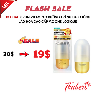 Serum Vitamin C dưỡng trắng da, chống lão hoá cao cấp V.C One Logique Nhật Bản