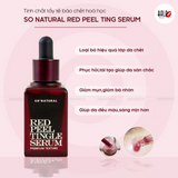 Serum  Peel Da Sinh Học Red Peel Tingle Serum Premium Texture So Natural