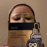 Mặt Nạ Mắt giảm nhăn mắt  AHC Premium Hydra Gold Foil Firming Eye Mask Hàn Quốc