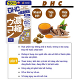 Viên uống hỗ trợ chống oxi hoá, giải độc gan DHC Concentrated Turmeric - 20 ngày