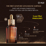 Sample Tinh Chất Siêu Vitamin C 8% Dưỡng Sáng Da Ohui The First Geniture Genummune Ampoule (60 tép x 1ml = 60ml)