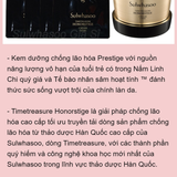 Sample Kem dưỡng nhân sâm đen và nấm linh chi tái sinh toàn diện Sulwhasoo Timetreasure Honorstige Cream (24 gói x 1ml =24ml)