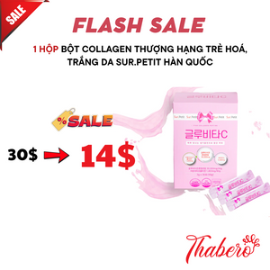 Bột Collagen thượng hạng trẻ hoá, trắng da Sur.Petit Hàn Quốc