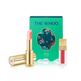 Set Son Dưỡng Đông Y Whoo Gongjinhyang Mi Glow Lip Balm Special Set - Phiên bản Giáng Sinh 2024 - Màu hồng pink