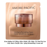 Sample Kem dưỡng trẻ hoá, cải thiện nếp nhăn, chống lão hoá Amore Pacific Line-Aging Remodeling Cream (24 gói x 1ml =24ml )