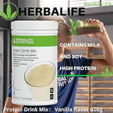 Bột Protein bổ sung dinh dưỡng, tăng cường thể chất Protein Drink Mix Herbalife - Vị Vanilla