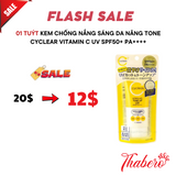 Kem chống nắng sáng da nâng tone Cyclear Vitamin C  UV SPF50+ PA++++