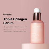 Tinh Chất Medicube Triple Collagen Serum dưỡng sáng, trẻ hóa da