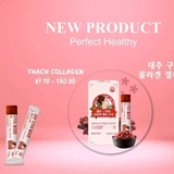 Thạch Collagen táo đỏ kỷ tử Hàn Quốc Jujube lycium collargen jelly stick - Hộp 15 tép